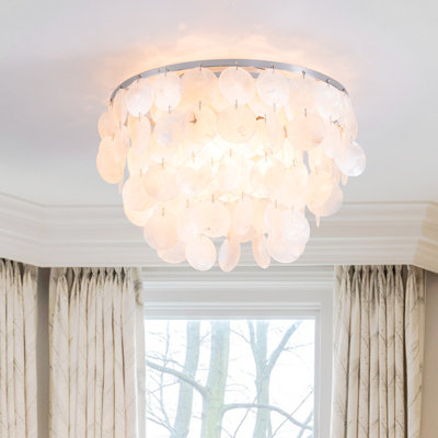 Griffithville Shell Flush Mount