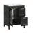 24 Inch Bathroom Vanity with Sink, Solid Wood and MDF,and Ample Storage
