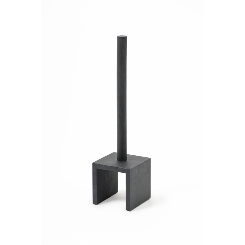 Ashford Free Standing Toilet Paper Holder, Black