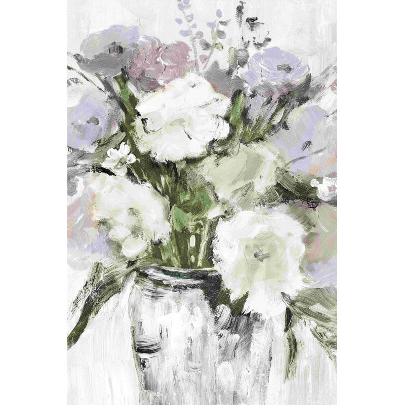S Bouquet gris, H 18 po x l 12 po