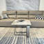 Table basse carrée 23,63 po, gris-349210121
