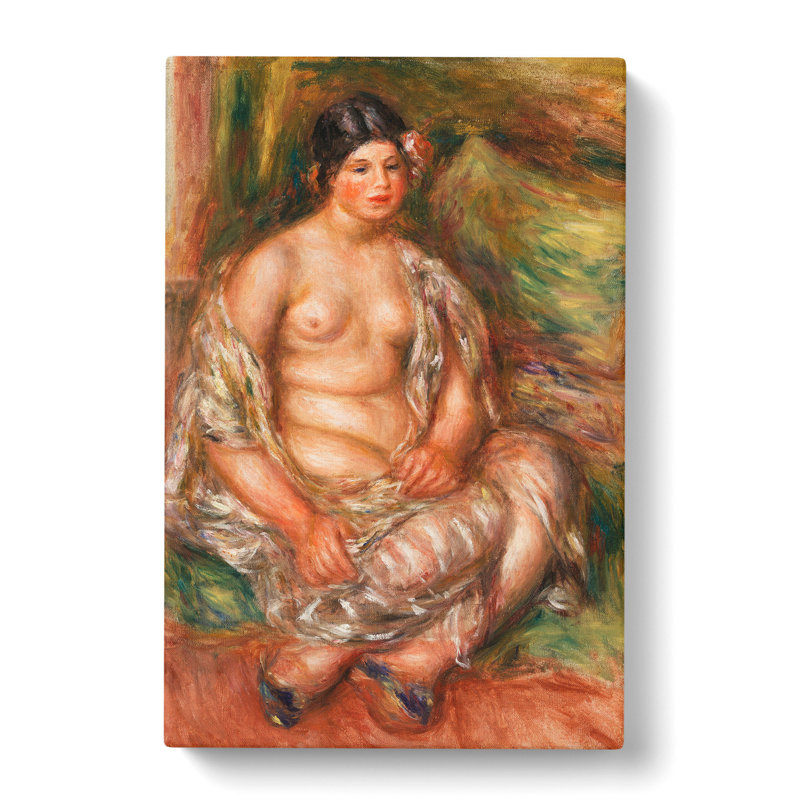 Seated Odalisque by Pierre-Auguste Renoir - Wrapped Canvas, 76cm H x 50cm W x 3cm D