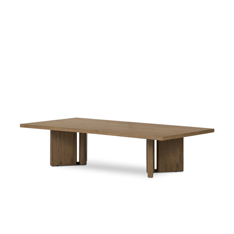 Table basse Rihanna Cayo, Chêne clair frotté