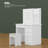 39.4'' Wide Makeup Vanity Set with Stool and LED Mirror-1724558307