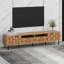 Meuble télé moderne avec rangement, console multimédia, meuble audio-vidéo Mid-Century avec armoires, tiroir et espace ouvert, pieds en métal-441842121