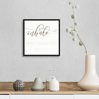 " Inhale " Mixed Media Print