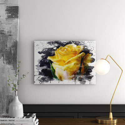 Flower Yellow Rose - Frameless Print