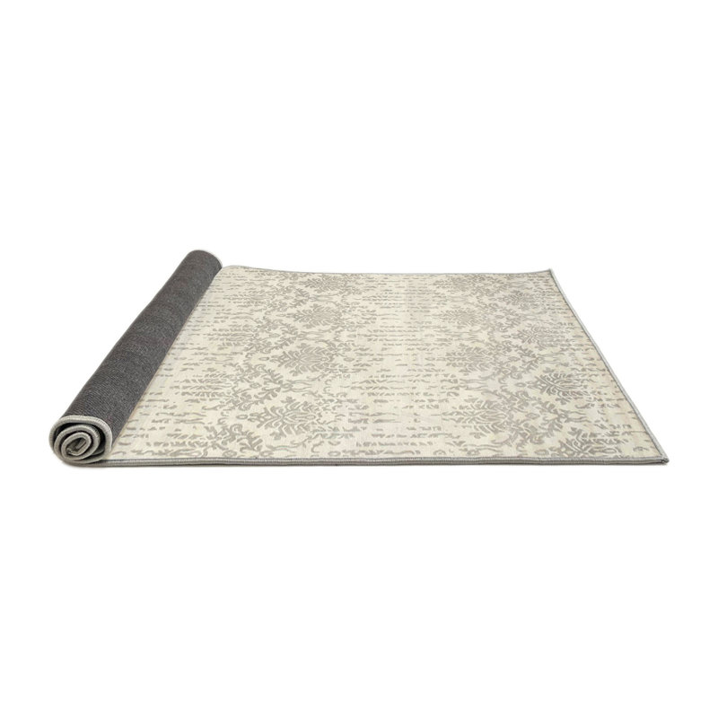 Surface beige contemporaine tapis, Rond 8 pi