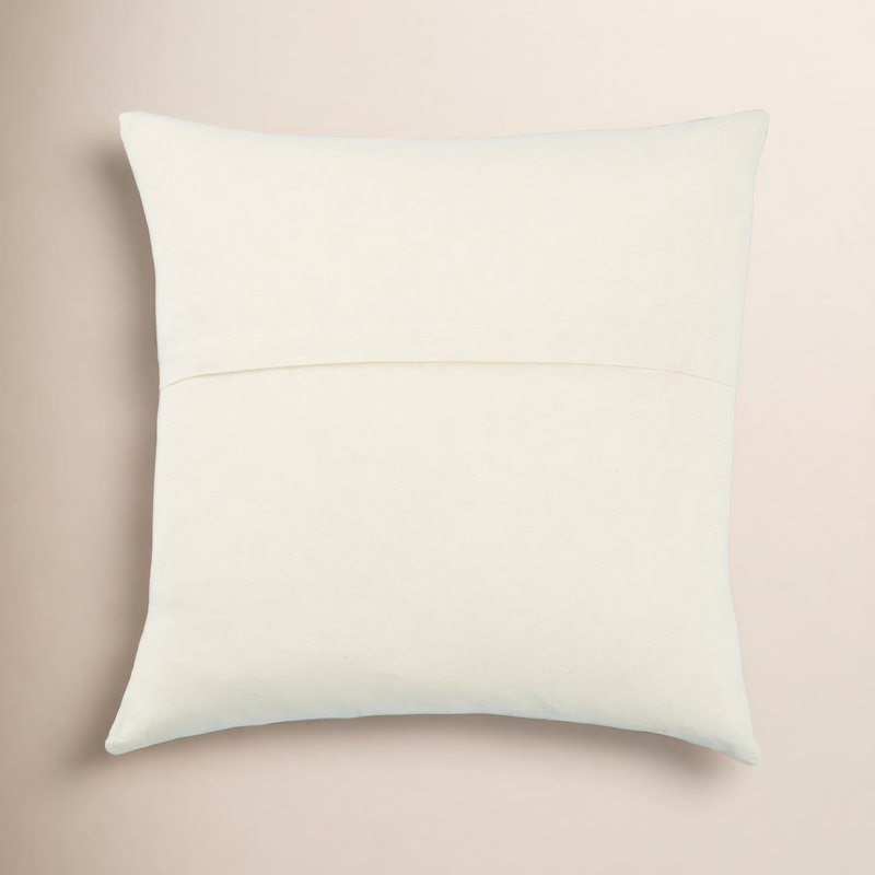 Housse et insert de coussin en coton Erickson Metson, Angora / sabot / antilope, Housse de coussin seulement - sans coussin