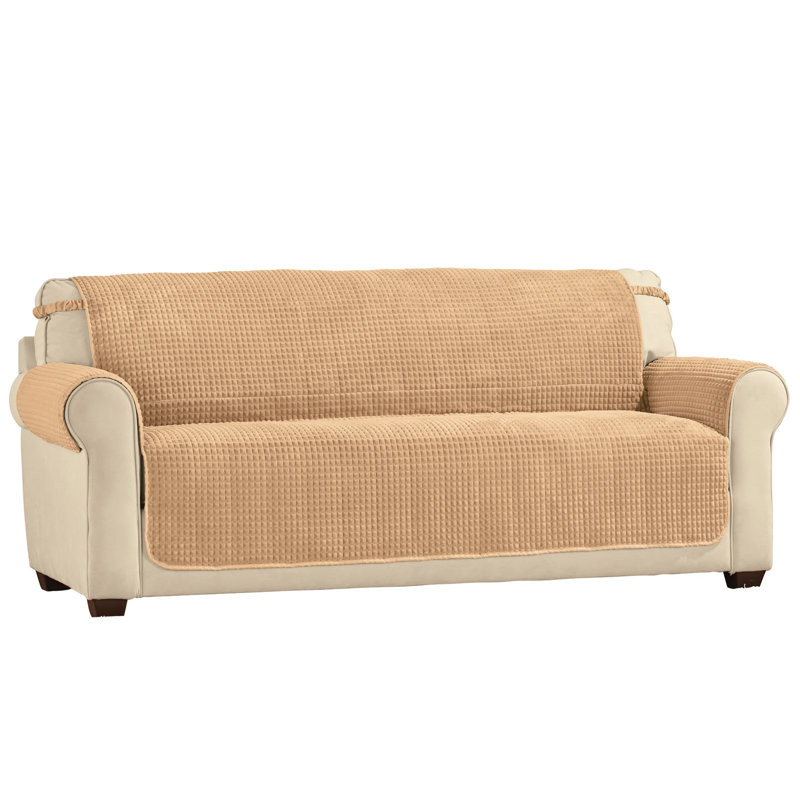 Time Square Quilted Furniture Protector, Camel Polyester