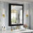 Lunara Belveled Edged Accent Rectangular Bathroom Wall Mirror with Tempered Glass & Rust-proof Aluminimn Framed-239064154-239064153