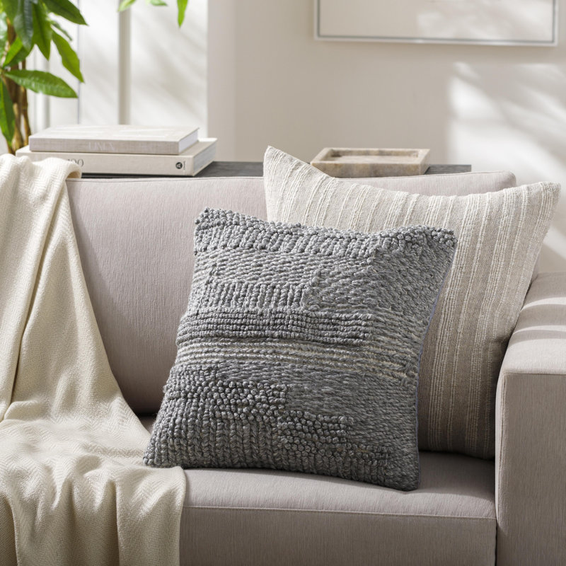 Gabon Throw Pillow, 18" x 18", Pillow Cover Only - No Insert