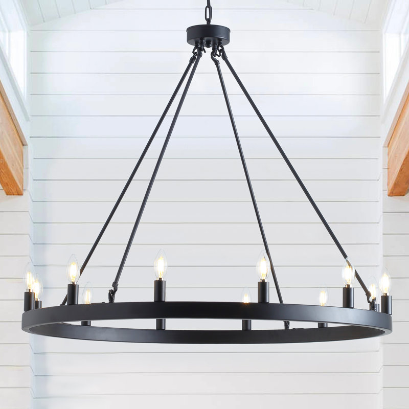 Lustre 12 lumières façon bougie