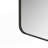 Black Rectangular Metal Framed Wall Mirror-1689910381