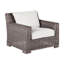 Rustic Woven N-Dura Resin Wicker Outdoor Lounge Chair-63221116-70166304-93663097