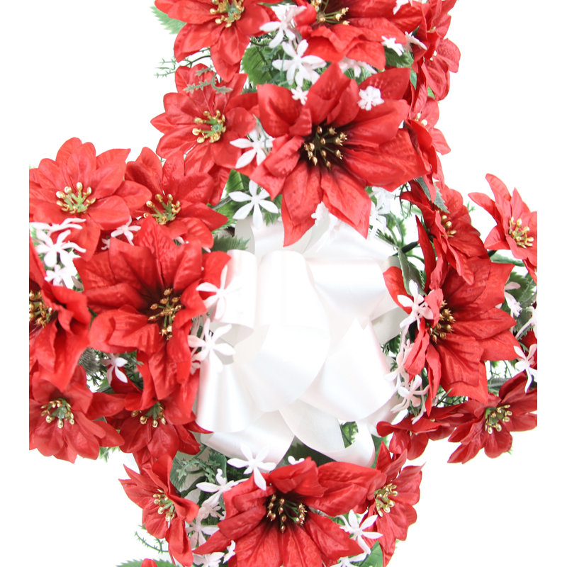 Poinsettia Silk Poinsettia Arrangement