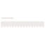 Bordure de jardin 30 pièces vidaXL - blanc 39,37 po x 0,02 po x 5,91 po-113275108