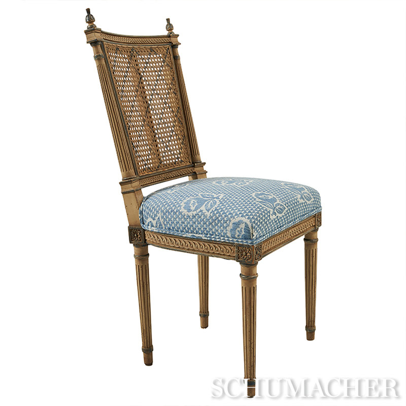 Fleurette Fabric, Denim