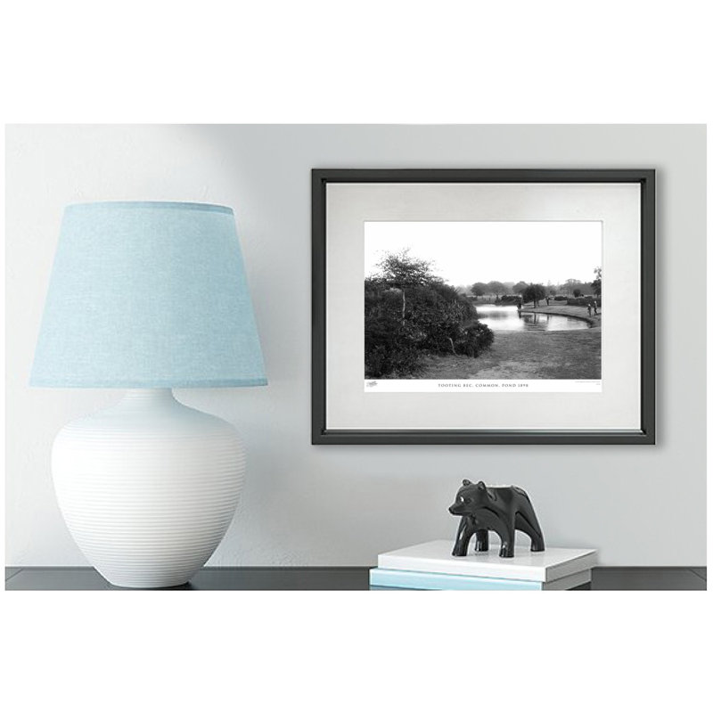 Tooting Bec, Common, Pond 1898 by Francis Frith - Single Picture Frame Print, 45cm H x 60cm W x 2.3cm D