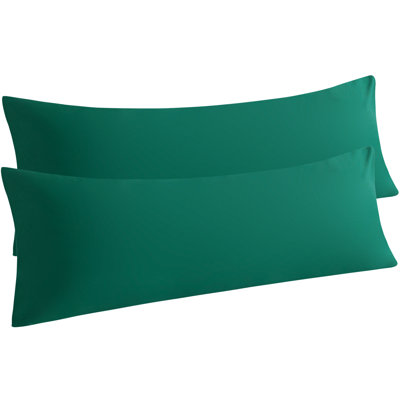 2 Pack Soft Body Pillowcase Set, Microfiber Body Pillowcase, Envelope Closure - NTBAY