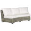 Montclair Outdoor Large Curved Armless Sofa-1824219708