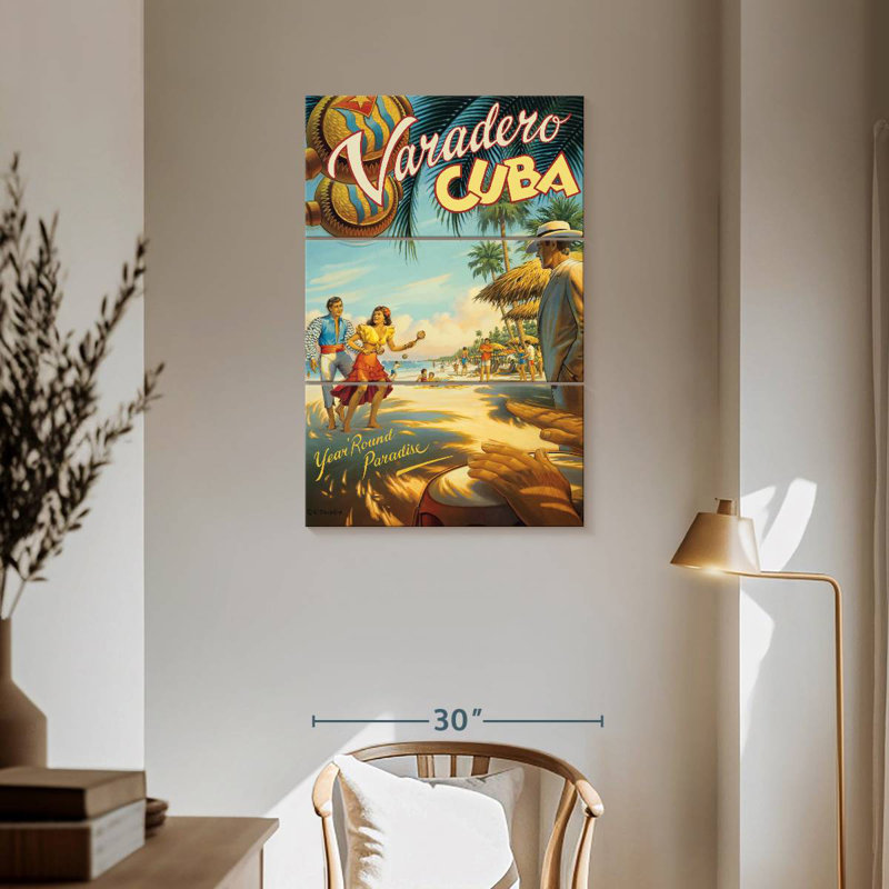 Gillard Varadero, Cuba, H 57 po x l 36 po