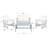 Calhoun 4-Person Solid Wood Patio Seating Group-652725551