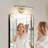 Antique Copper Dimmable Hardwired LED Picture Light, 15.75” Adjustable Swing Arm LED Wall Light for Artwork