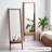 Rectangle Solid + Manufactured Wood Full Length Mirrors