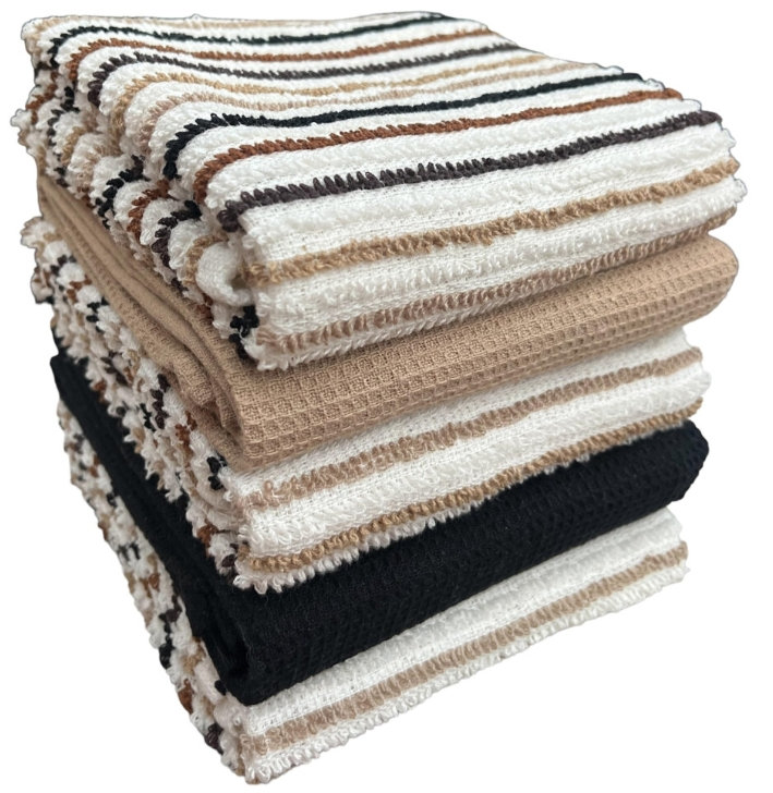 Stripe Kitchen Towel, Natural