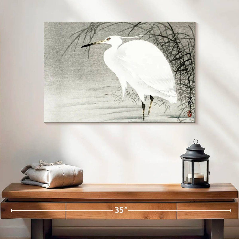 Petite aigrette, H 16 po x l 24 po