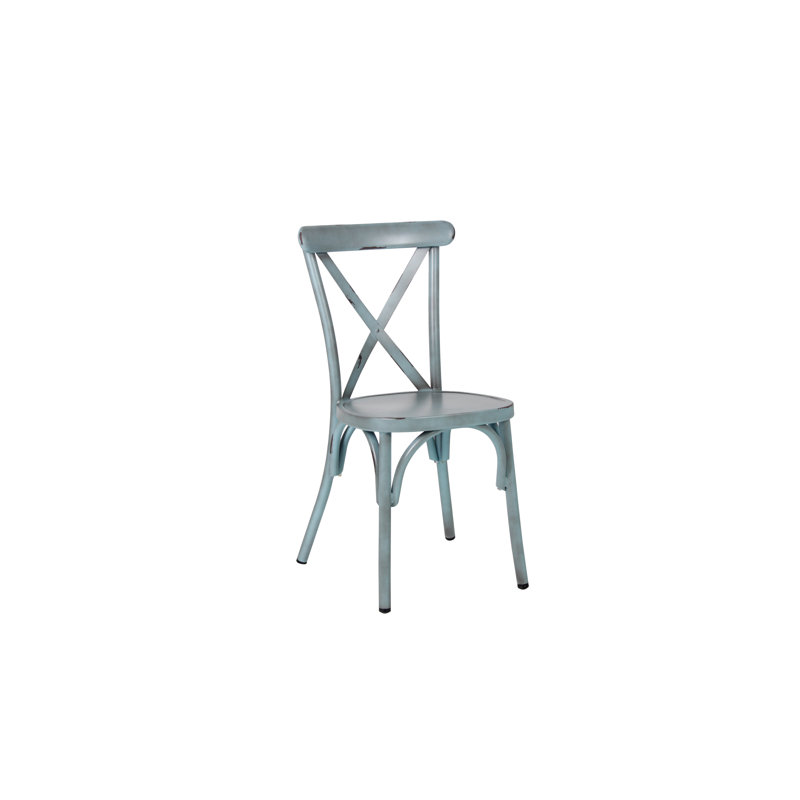 Otterburn 46cm H Stacking Side Chair, Blue