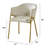Linen Side Chairs With Gold Chrome Legs-674201816