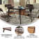 Folding Card Table - Lightweight Portable Folding Table with Collapsible Legs