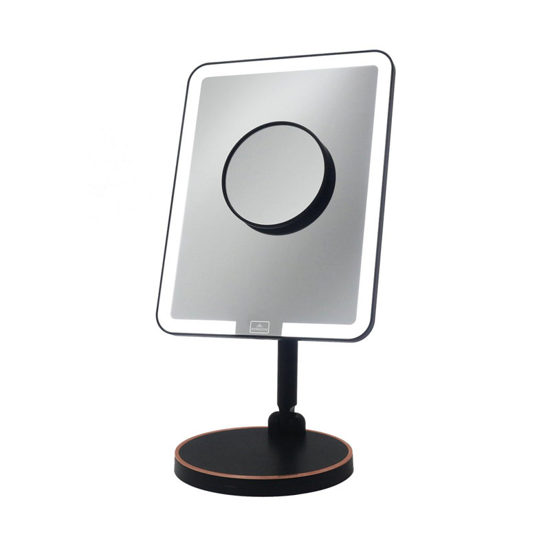 Miroir de maquillage Royale Petit, Gris anthracite