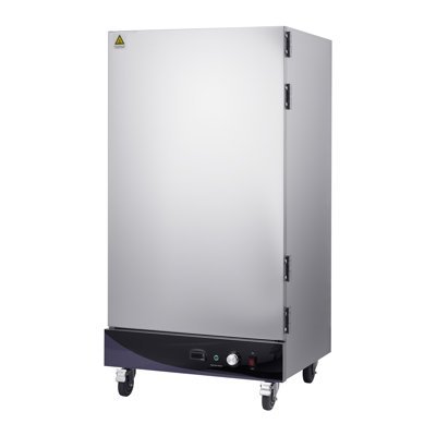 Electric Hot Box Food Warmer, 8-Tier Commercial Warming Cabinet with Water Tray, Single-Door and Adjustable Shelves, Stainless Steel Food Warmer Cabinet, for Restaurant, Kitchen, Pizza, Chicken