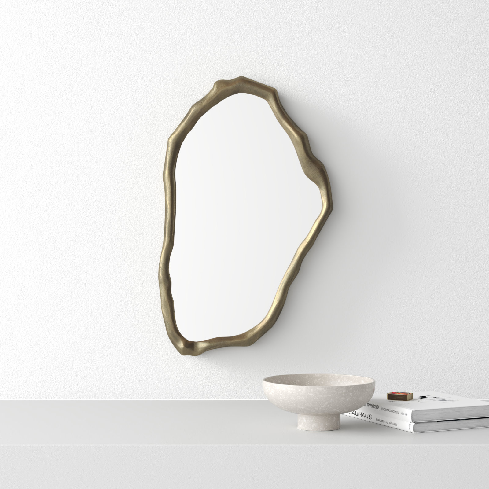 Times Metal Free Form Wall Mirror