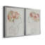 Fashion Floral Silhouette I - Ensemble de 2 peintures sur toiles-1739380403-1739380400
