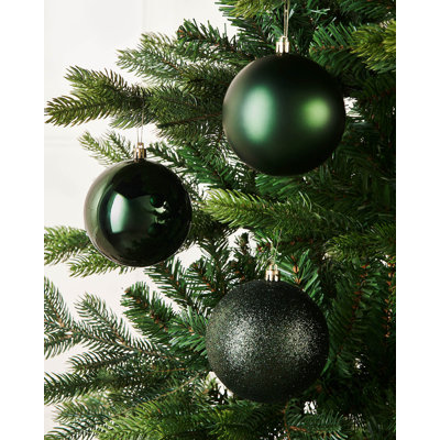 11cm Solid Colour Plastic / Acrylic Bauble
