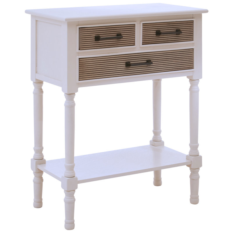 Wine 60cm Solid Wood Top Console Table