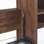 Lit escamotable double pleine grandeur avec armoire