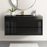 Wade Logan® Golitz 71'' Double Bathroom Vanity with Acrylic Top ...