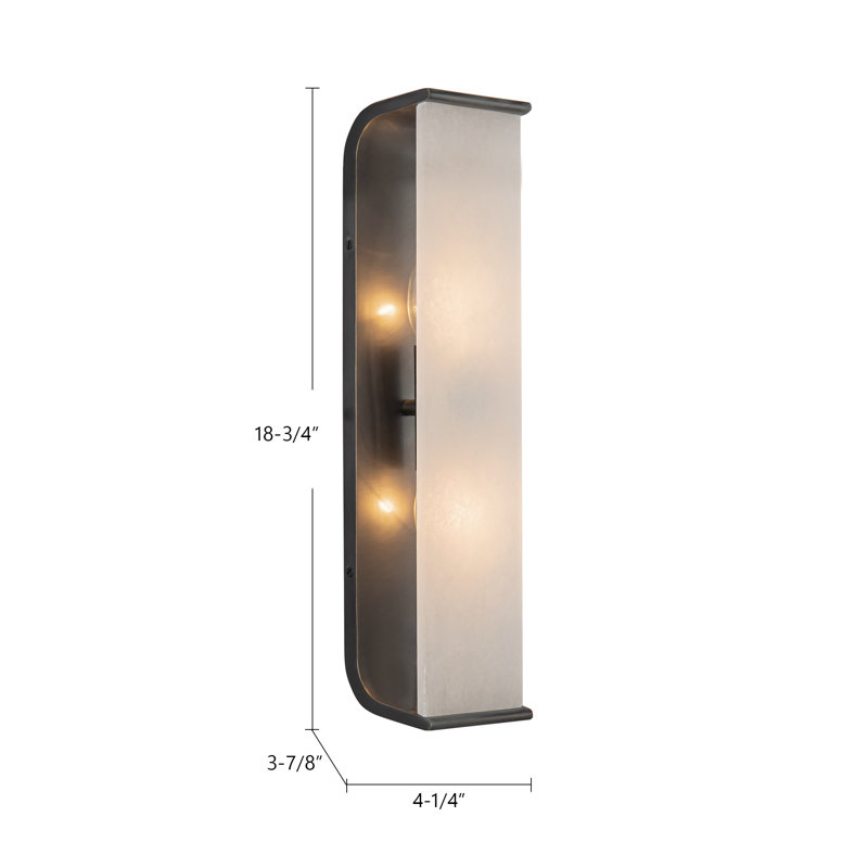 Abbott 2 - Light Vanity Light, Vintage Brass