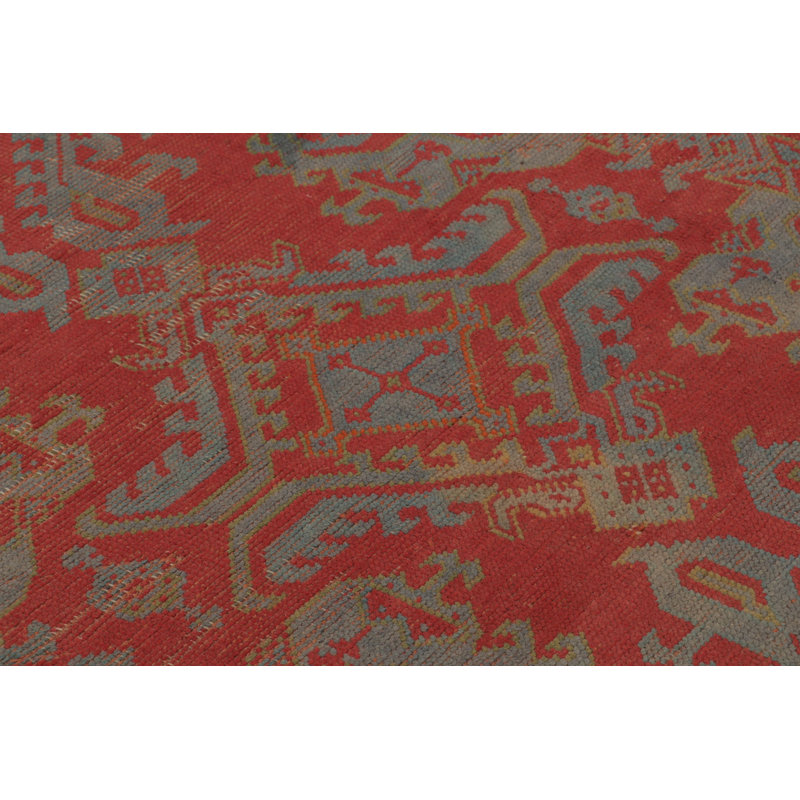 Oversized Vintage Turkish Rug With Medallion Lattice In Multicolour - Rug & Kilim