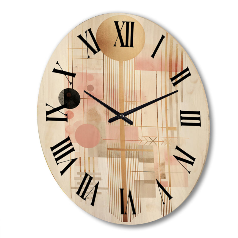 Marquavius Solid Wood Wall Clock, Extra Large