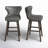 Patenaude Caraline Swivel Counter & Bar Stool ( Set of 3)-107095804-107095806