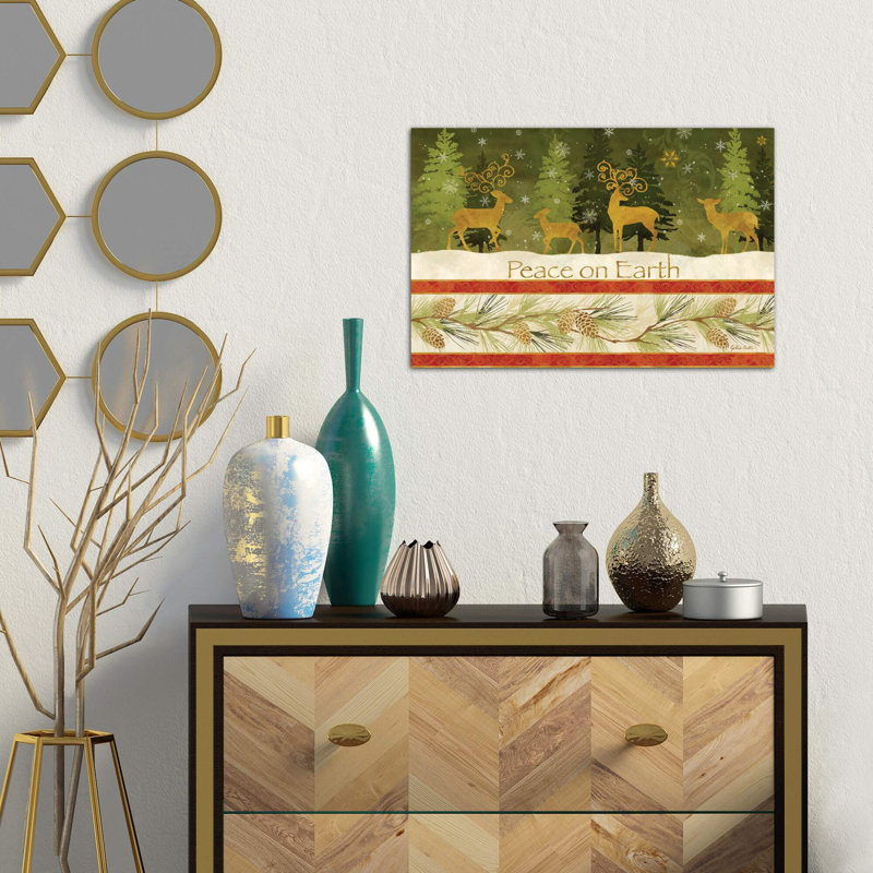 Peace On Earth by Cynthia Coulter - Print on Canvas, 66.04 cm H x 45.72 cm W x 1.91 cm D, Wrapped Canvas