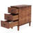 11.81" Solid Wood Narrow End Table