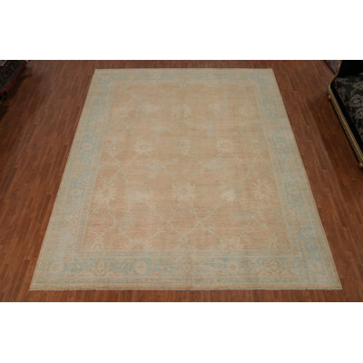 Vegetable Dye Oushak Oriental Large Rug 12x15