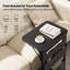 40cm W Steel Bedside Table-126659812